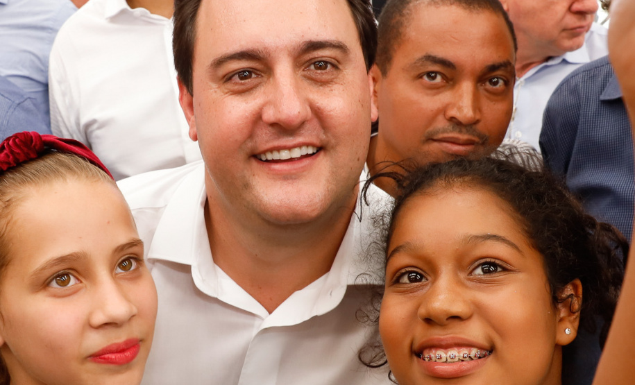 Cerca de 1.100 estudantes do Ensino Fundamental e Ensino Médio, de Sarandi, Noroeste do Paraná, são beneficiados com a nova estrutura da Escola Estadual Vereador Luiz Zanchim, inaugurada nesta sexta-feira (14), pelo governador Carlos Massa Ratinho Junior. - Sarandi, 14/02/2020 - Foto: Rodrigo Félix Leal/AEN