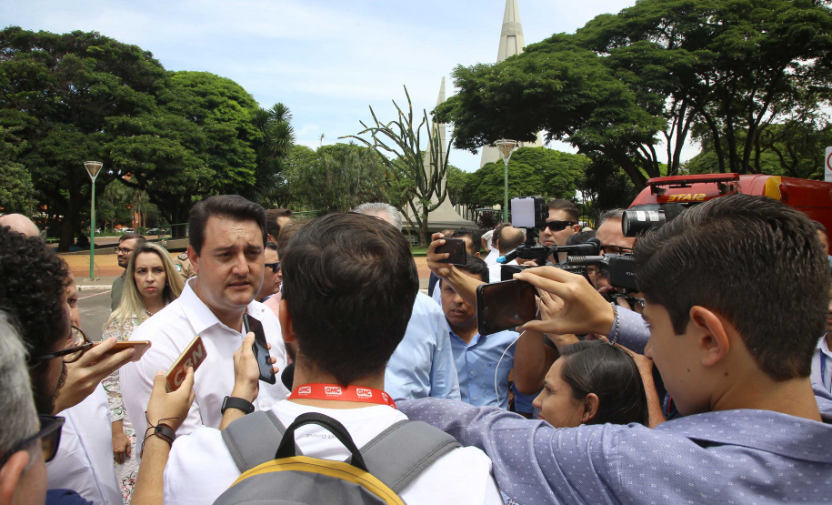 Governador Carlos Massa Ratinho Júnior libera recursos para melhorias urbanas e desenvolvimento sustentável para Maringá - Maringá, 14/02/2020 - Foto: Jaelson Lucas/AEN