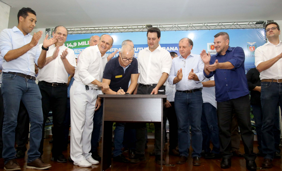 Governador Carlos Massa Ratinho Júnior libera recursos para melhorias urbanas e desenvolvimento sustentável para Maringá - Maringá, 14/02/2020 - Foto: Jaelson Lucas/AEN