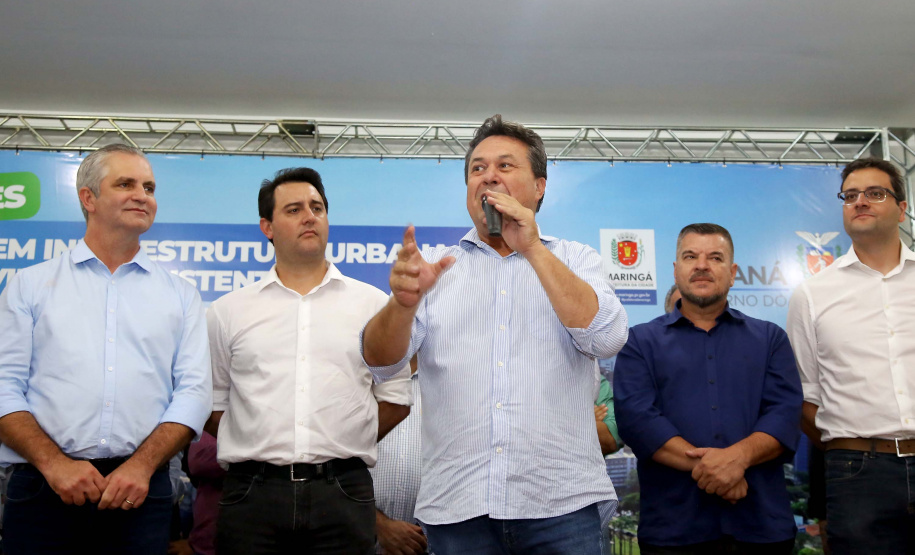 Governador Carlos Massa Ratinho Júnior libera recursos para melhorias urbanas e desenvolvimento sustentável para Maringá - Maringá, 14/02/2020 - Foto: Jaelson Lucas/AEN