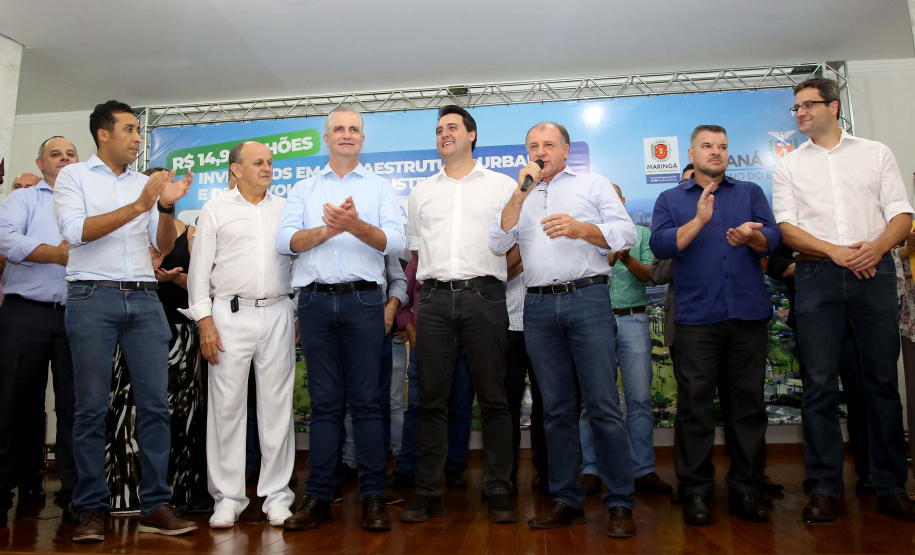 Governador Carlos Massa Ratinho Júnior libera recursos para melhorias urbanas e desenvolvimento sustentável para Maringá - Maringá, 14/02/2020 - Foto: Jaelson Lucas/AEN