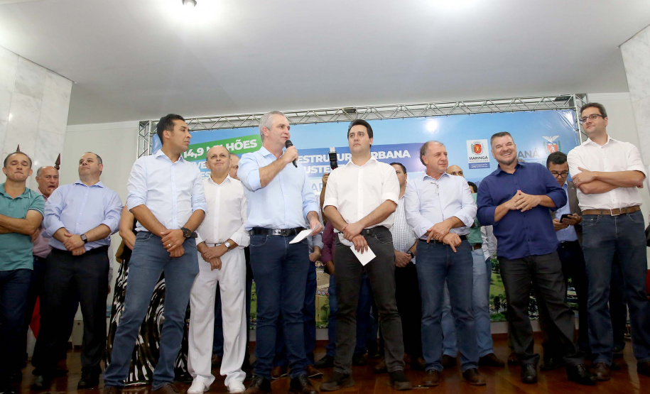 Governador Carlos Massa Ratinho Júnior libera recursos para melhorias urbanas e desenvolvimento sustentável para Maringá - Maringá, 14/02/2020 - Foto: Jaelson Lucas/AEN