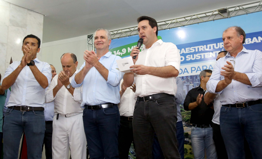 Governador Carlos Massa Ratinho Júnior libera recursos para melhorias urbanas e desenvolvimento sustentável para Maringá - Maringá, 14/02/2020 - Foto: Jaelson Lucas/AEN