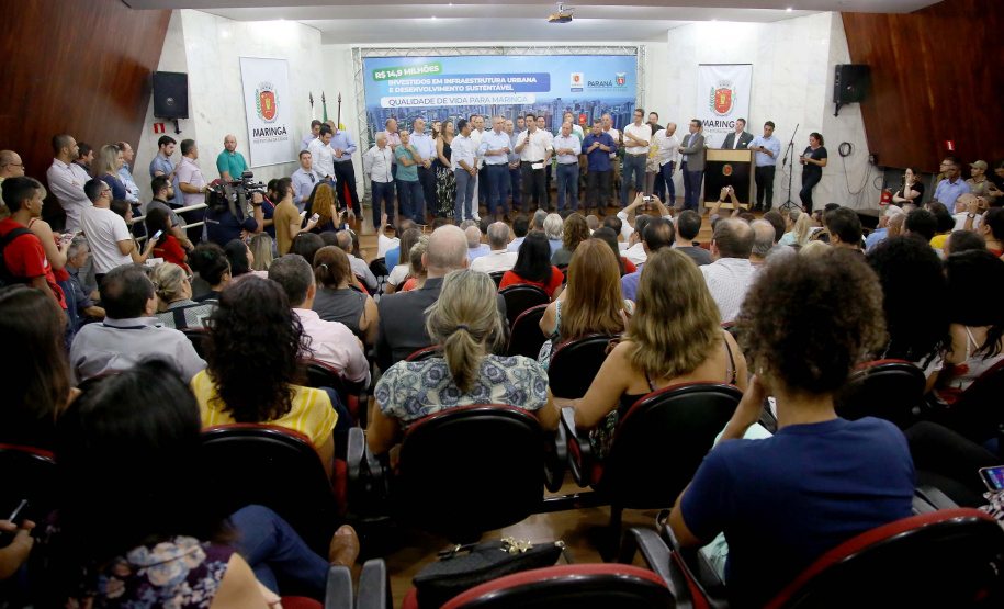 Governador Carlos Massa Ratinho Júnior libera recursos para melhorias urbanas e desenvolvimento sustentável para Maringá - Maringá, 14/02/2020 - Foto: Jaelson Lucas/AEN