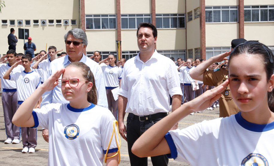 Governador Carlos Massa Ratinho Junior visita o Colégio MIlitar de Maringá - Maringá, 14/02/2020 - Foto: Rodrigo Félix Leal/AEN