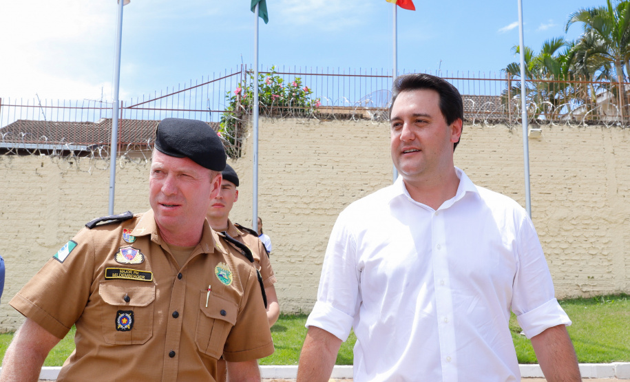 Governador Carlos Massa Ratinho Junior visita o Colégio MIlitar de Maringá - Maringá, 14/02/2020 - Foto: Rodrigo Félix Leal/AEN