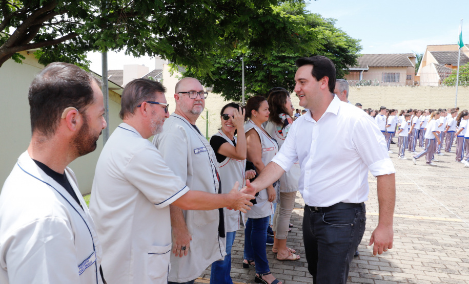 Governador Carlos Massa Ratinho Junior visita o Colégio MIlitar de Maringá - Maringá, 14/02/2020 - Foto: Rodrigo Félix Leal/AEN