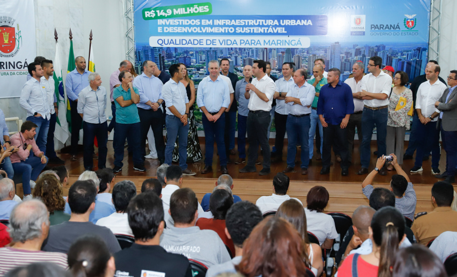 Maringá, no Noroeste do Paraná, vai investir R$ 10 milhões em pavimentação de ruas e avenidas