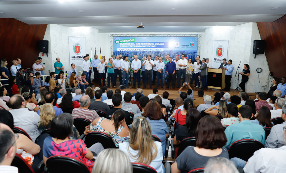 Maringá, no Noroeste do Paraná, vai investir R$ 10 milhões em pavimentação de ruas e avenidas