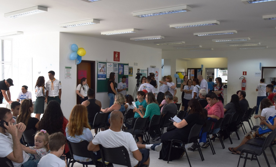 A Secretaria de Estado da Saúde promoveu neste sábado (15), em parceria com o Ministério da Saúde e as secretarias municipais, o dia D de mobilização da Campanha Nacional de Vacinação contra Sarampo.   -  Curitiba, 15/02/2020  -  Foto: Divulgação SESA