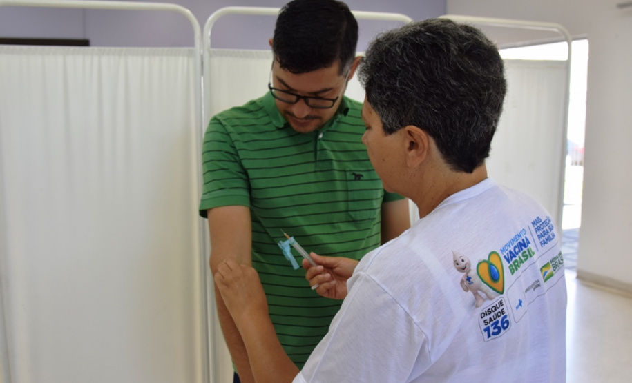 A Secretaria de Estado da Saúde promoveu neste sábado (15), em parceria com o Ministério da Saúde e as secretarias municipais, o dia D de mobilização da Campanha Nacional de Vacinação contra Sarampo.   -  Curitiba, 15/02/2020  -  Foto: Divulgação SESA