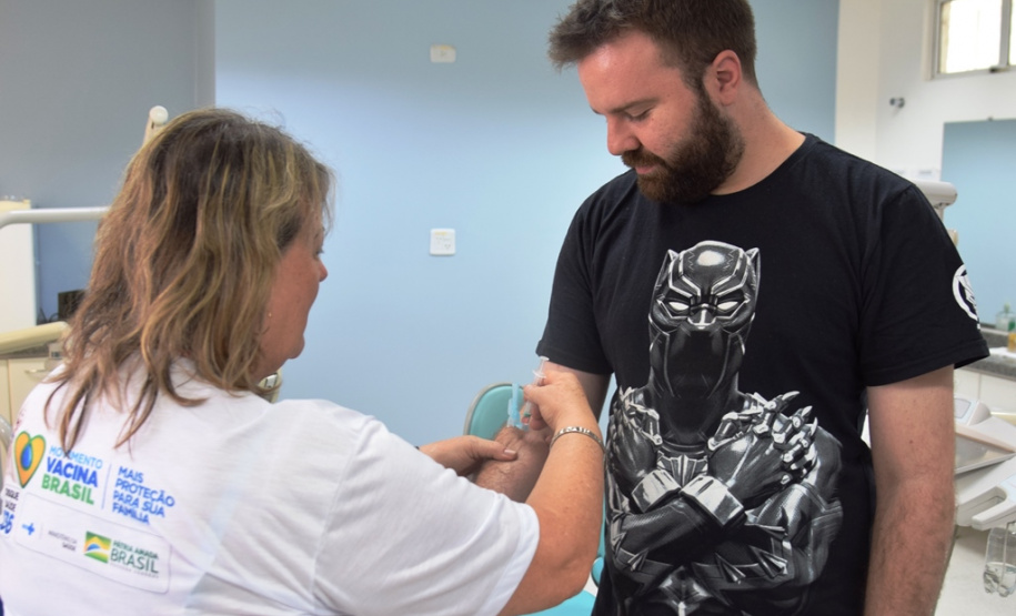 A Secretaria de Estado da Saúde promoveu neste sábado (15), em parceria com o Ministério da Saúde e as secretarias municipais, o dia D de mobilização da Campanha Nacional de Vacinação contra Sarampo.   -  Curitiba, 15/02/2020  -  Foto: Divulgação SESA