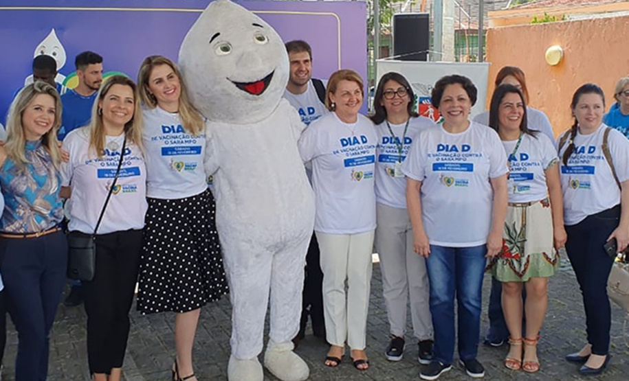 A Secretaria de Estado da Saúde promoveu neste sábado (15), em parceria com o Ministério da Saúde e as secretarias municipais, o dia D de mobilização da Campanha Nacional de Vacinação contra Sarampo.   -  Curitiba, 15/02/2020  -  Foto: Divulgação SESA