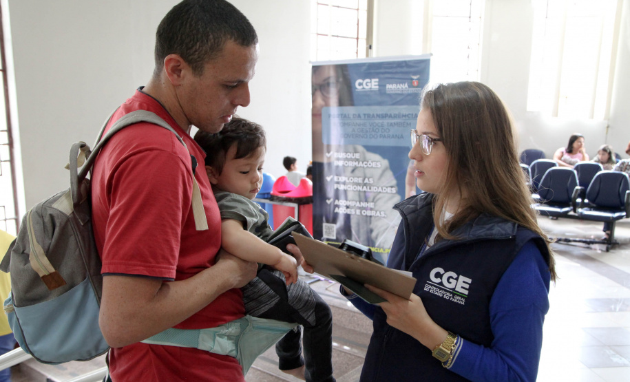 Pesquisa de Satisfação CGE. FOTO:ARI DIAS/AEN