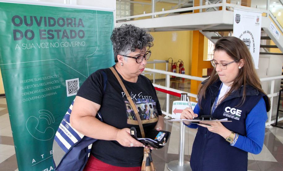 Pesquisa de Satisfação CGE. FOTO:ARI DIAS/AEN