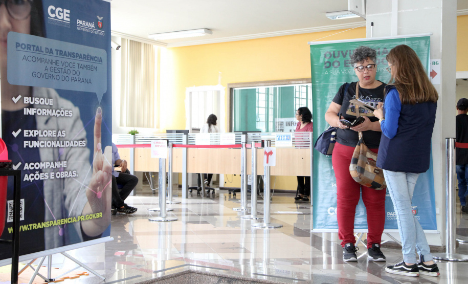 Pesquisa de Satisfação CGE. FOTO:ARI DIAS/AEN