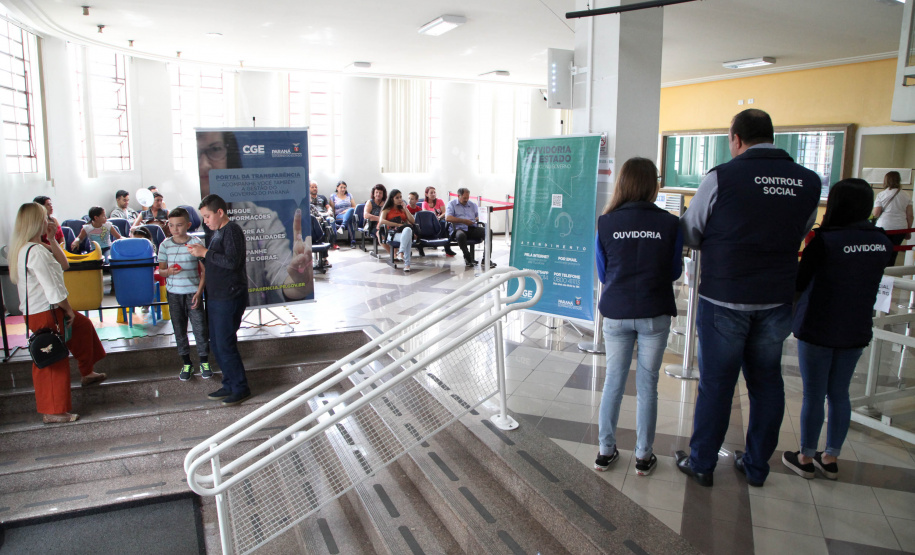 Pesquisa de Satisfação CGE. FOTO:ARI DIAS/AEN