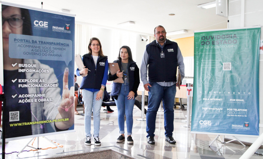 Pesquisa de Satisfação CGE. FOTO:ARI DIAS/AEN