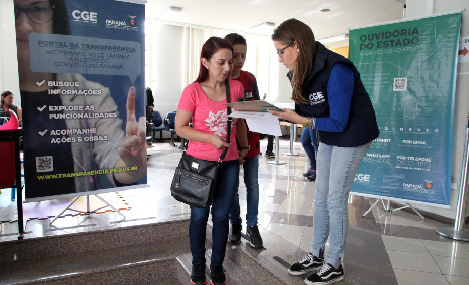 Pesquisa de Satisfação CGE. FOTO:ARI DIAS/AEN