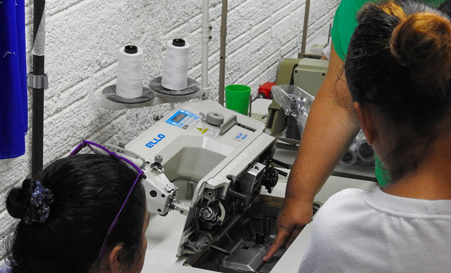 A Penitenciária Feminina de Foz do Iguaçu - Unidade de Progressão (PFF-UP) deve receber 120 máquinas de costura computadorizadas para a produção de lençóis, fronhas e roupas a partir de maio.  -  Curitiba, 13/02/2020  -  Foto: Divulgação DEPEN