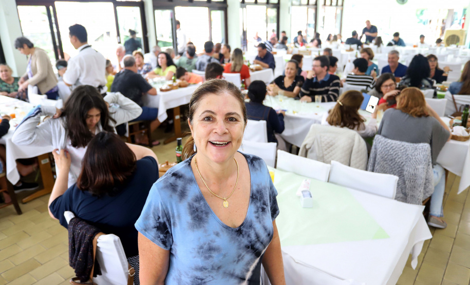 Morretes - proprietária do restaurante Madalozo.Morretes, 17-01-20.Foto: Arnaldo Alves / AEN.
