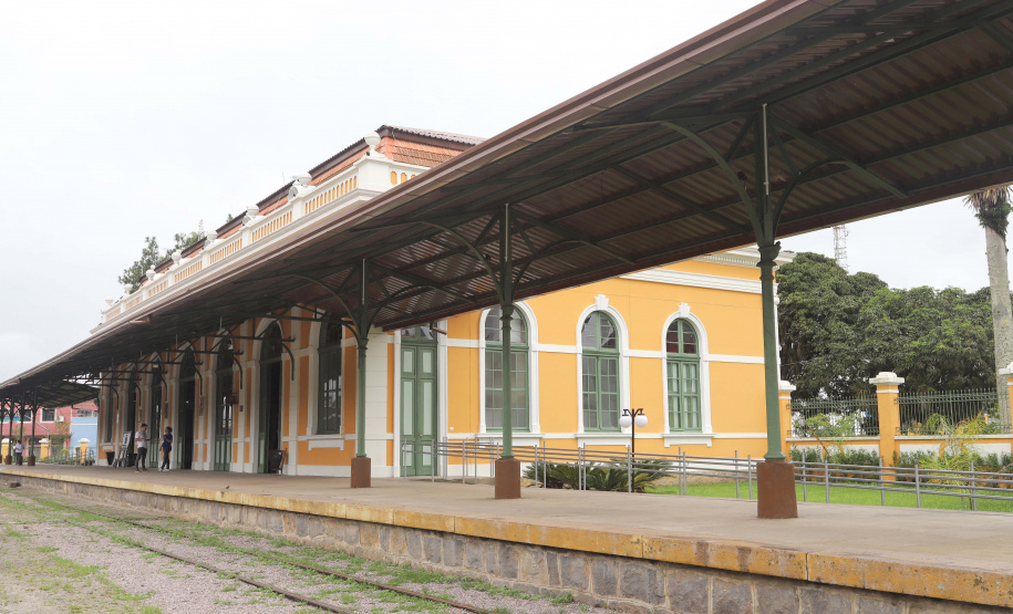 Estação ferroviária de Antonina, litoral do Paraná.Antonina, 18-01-20.Foto: Arnaldo Alves / AEN.