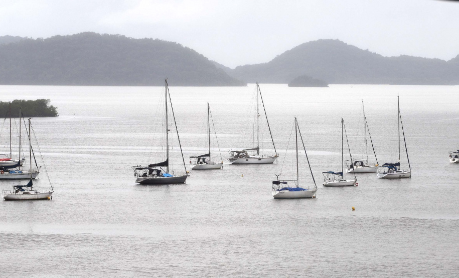 Baía de Antonina, litoral do Paraná.Antonina, 18-01-20.Foto: Arnaldo Alves / AEN.