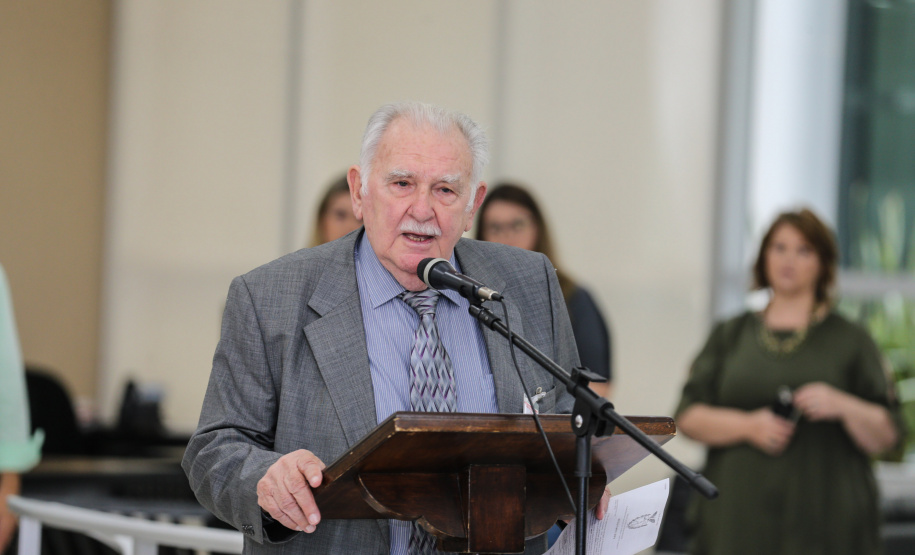 Precatorios Sr Igo Losso presente na solenidade de pagamento de precatórios preferenciais a credores que participaram das rodadas de negociação promovidas pelo TJPR no ano passado. Curitiba, 04/02/2020 - Foto: Geraldo Bubniak/AEN