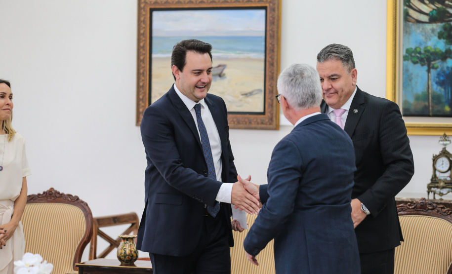 Precatorios O Governador Carlos Massa Ratinho Junior participa nesta segunda-feira (17), da solenidade para o pagamento de precatórios preferenciais a credores que participaram das rodadas de negociação promovidas pelo TJPR no ano passado. Curitiba, 04/02/2020 - Foto: Geraldo Bubniak/AEN