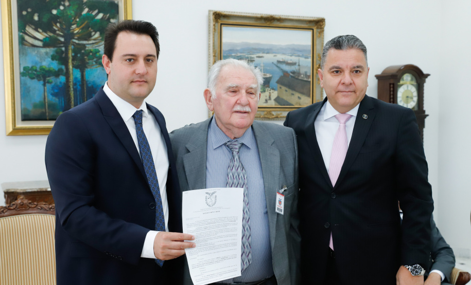 O Governador Carlos Massa Ratinho Junior participa nesta segunda-feira (17), da solenidade para o pagamento de precatórios preferenciais a credores que participaram das rodadas de negociação promovidas pelo TJPR no ano passado. Curitiba, 04/02/2020 - Foto: Rodrigo Félix Leal/AEN