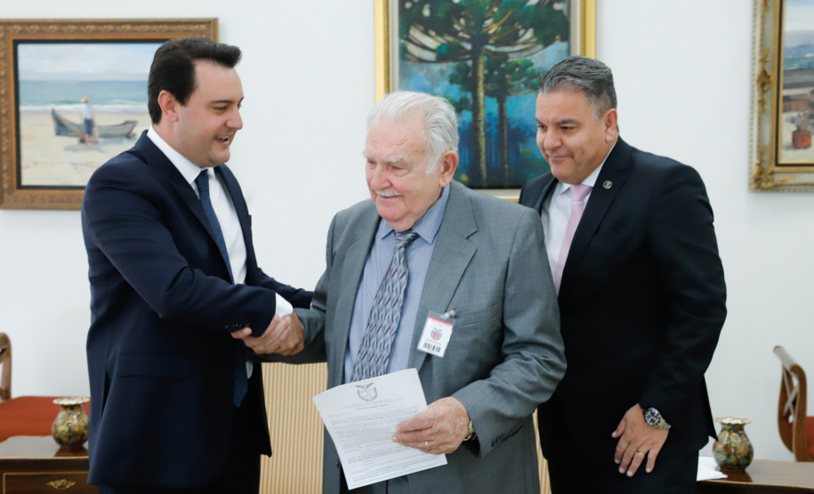 O Governador Carlos Massa Ratinho Junior participa nesta segunda-feira (17), da solenidade para o pagamento de precatórios preferenciais a credores que participaram das rodadas de negociação promovidas pelo TJPR no ano passado. Curitiba, 04/02/2020 - Foto: Rodrigo Félix Leal/AEN