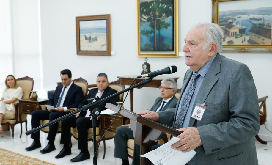 O Governador Carlos Massa Ratinho Junior participa nesta segunda-feira (17), da solenidade para o pagamento de precatórios preferenciais a credores que participaram das rodadas de negociação promovidas pelo TJPR no ano passado. Curitiba, 04/02/2020 - Foto: Rodrigo Félix Leal/AEN