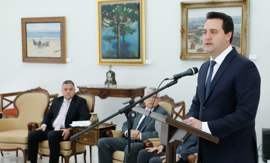O Governador Carlos Massa Ratinho Junior participa nesta segunda-feira (17), da solenidade para o pagamento de precatórios preferenciais a credores que participaram das rodadas de negociação promovidas pelo TJPR no ano passado. Curitiba, 04/02/2020 - Foto: Rodrigo Félix Leal/AEN