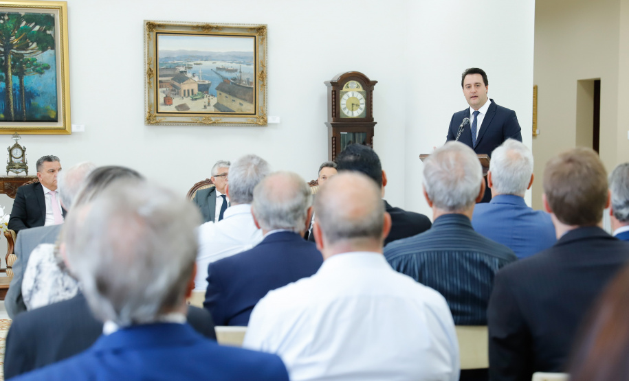 O Governador Carlos Massa Ratinho Junior participa nesta segunda-feira (17), da solenidade para o pagamento de precatórios preferenciais a credores que participaram das rodadas de negociação promovidas pelo TJPR no ano passado. Curitiba, 04/02/2020 - Foto: Rodrigo Félix Leal/AEN