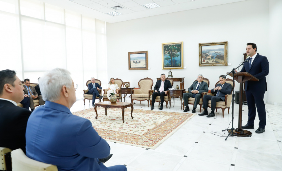 O Governador Carlos Massa Ratinho Junior participa nesta segunda-feira (17), da solenidade para o pagamento de precatórios preferenciais a credores que participaram das rodadas de negociação promovidas pelo TJPR no ano passado. Curitiba, 04/02/2020 - Foto: Rodrigo Félix Leal/AEN