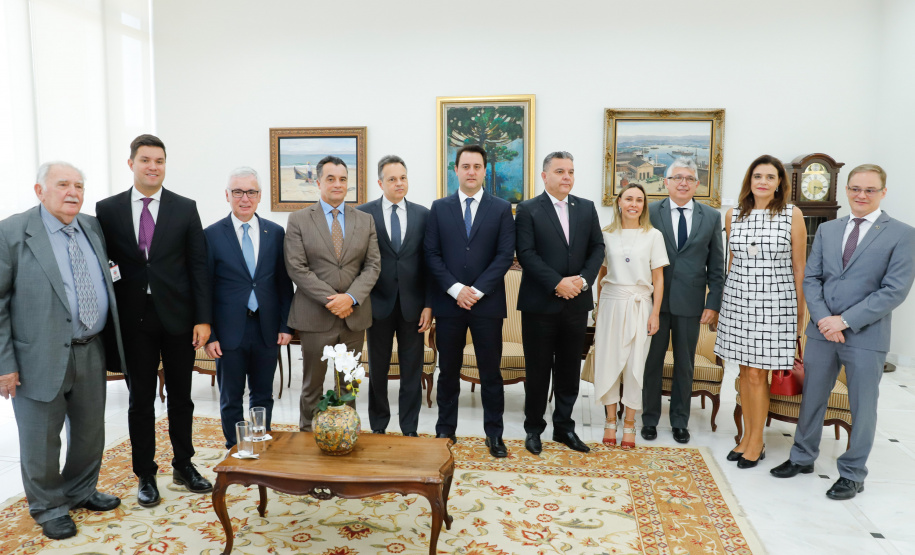 O Governador Carlos Massa Ratinho Junior participa nesta segunda-feira (17), da solenidade para o pagamento de precatórios preferenciais a credores que participaram das rodadas de negociação promovidas pelo TJPR no ano passado. Curitiba, 04/02/2020 - Foto: Rodrigo Félix Leal/AEN