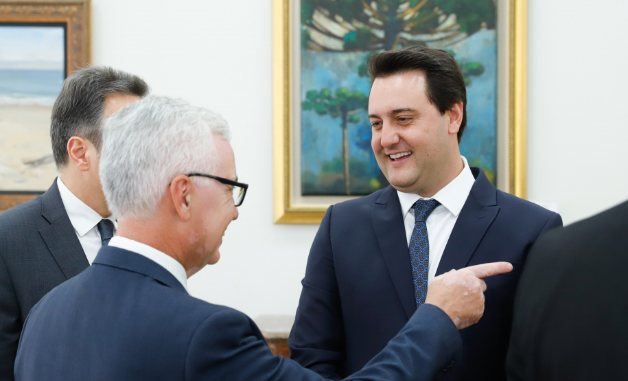 O Governador Carlos Massa Ratinho Junior participa nesta segunda-feira (17), da solenidade para o pagamento de precatórios preferenciais a credores que participaram das rodadas de negociação promovidas pelo TJPR no ano passado. Curitiba, 04/02/2020 - Foto: Rodrigo Félix Leal/AEN