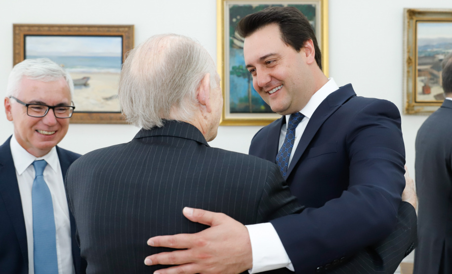 O Governador Carlos Massa Ratinho Junior participa nesta segunda-feira (17), da solenidade para o pagamento de precatórios preferenciais a credores que participaram das rodadas de negociação promovidas pelo TJPR no ano passado. Curitiba, 04/02/2020 - Foto: Rodrigo Félix Leal/AEN