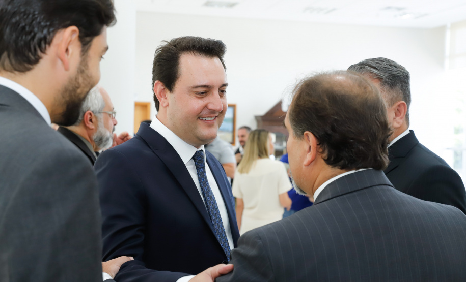 O Governador Carlos Massa Ratinho Junior participa nesta segunda-feira (17), da solenidade para o pagamento de precatórios preferenciais a credores que participaram das rodadas de negociação promovidas pelo TJPR no ano passado. Curitiba, 04/02/2020 - Foto: Rodrigo Félix Leal/AEN
