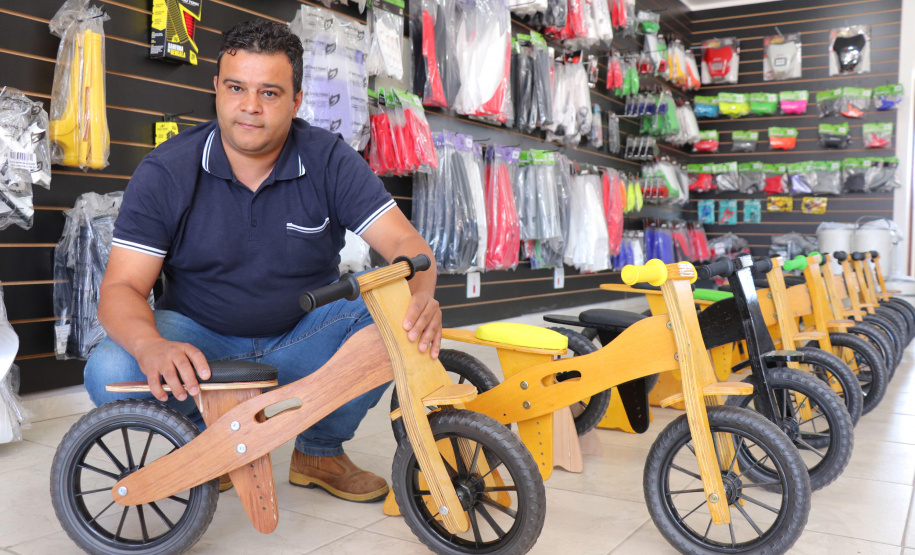 Empresário Marcos Laurito, fundador da Balance Factory Bike.
Foto: Tecpar