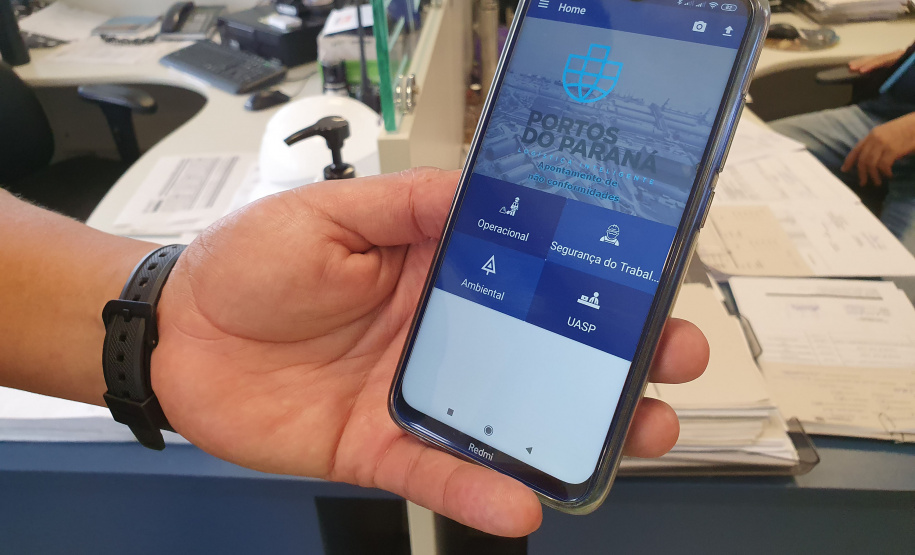 A Portos do Paraná recebeu a classificação nível A, de menor de risco, da Agência Nacional de Transportes Aquaviários (ANTAQ). Isso significa que a empresa pública apresenta baixa possibilidade de infrações na operação de cargas e que atende as normas definidas para o setor. -  Paranaguá, 18/02/2020  -  Foto: Divulgação Portos do Paraná