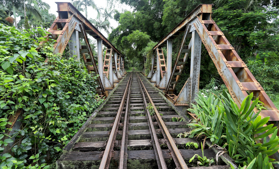 Morretes - Ponte de ferro.
Morretes, 17-01-20.
Foto: Arnaldo Alves / AEN.