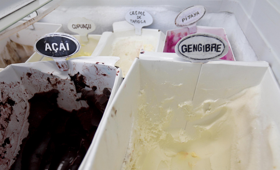 Morretes - sorvete de gengibre.Morretes, 17-01-20.Foto: Arnaldo Alves / AEN.