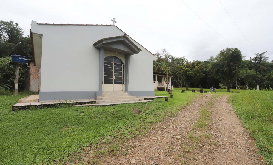 Morretes - Igreja da comunidade de Ponte Alta.Morretes, 17-01-20.Foto: Arnaldo Alves / AEN.