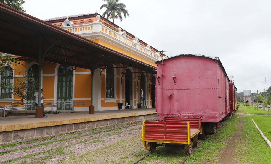 Estação ferroviária de Antonina, litoral do Paraná.Antonina, 18-01-20.Foto: Arnaldo Alves / AEN.