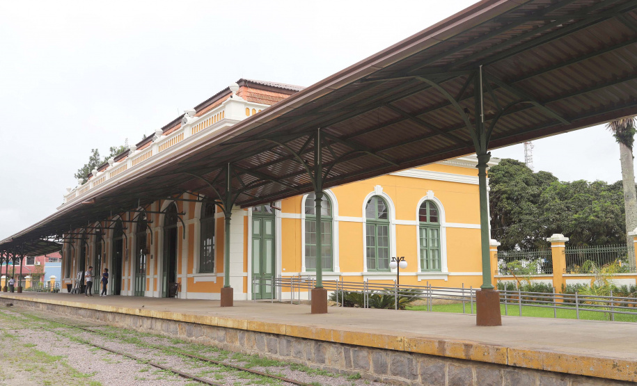 Estação ferroviária de Antonina, litoral do Paraná.Antonina, 18-01-20.Foto: Arnaldo Alves / AEN.
