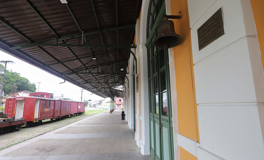 Estação ferroviária de Antonina, litoral do Paraná.Antonina, 18-01-20.Foto: Arnaldo Alves / AEN.