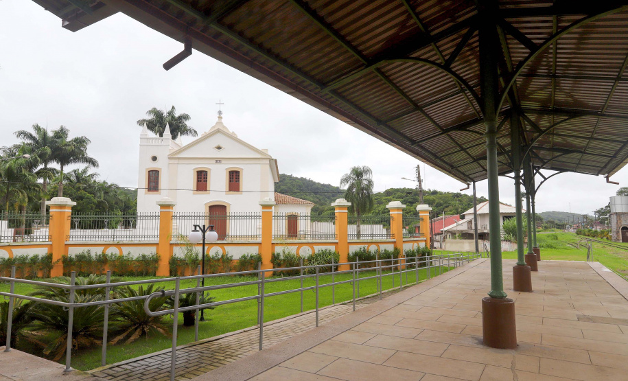 Igreja do Bom Jesus do Saivá, em Antonina, litoral do Paraná.Antonina, 18-01-20.Foto: Arnaldo Alves / AEN.
