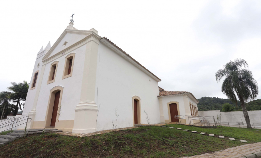 Igreja do Bom Jesus do Saivá, em Antonina, litoral do Paraná.Antonina, 18-01-20.Foto: Arnaldo Alves / AEN.