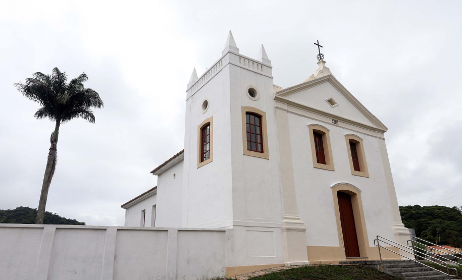Igreja do Bom Jesus do Saivá, em Antonina, litoral do Paraná.Antonina, 18-01-20.Foto: Arnaldo Alves / AEN.